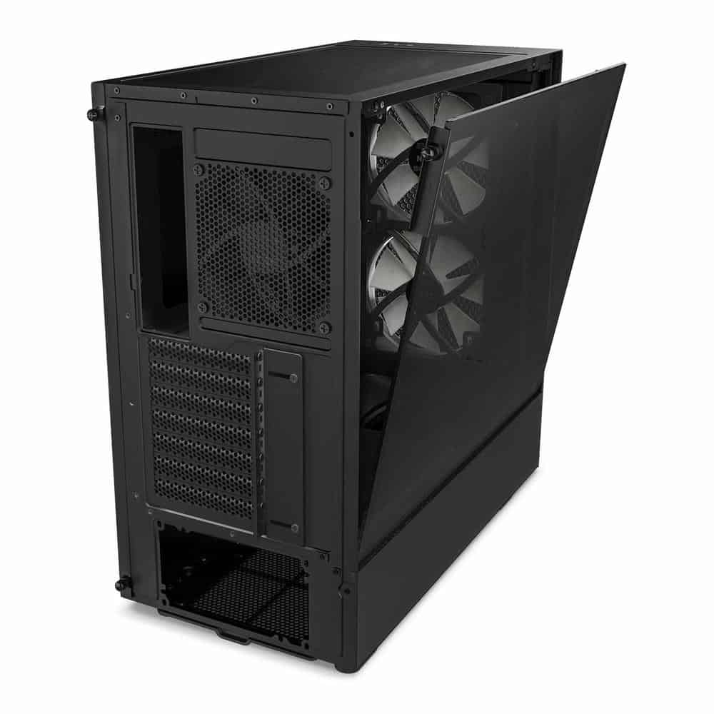 (image for) NZXT H5 Flow RGB Black Mid Tower Tempered Glass Gaming Case